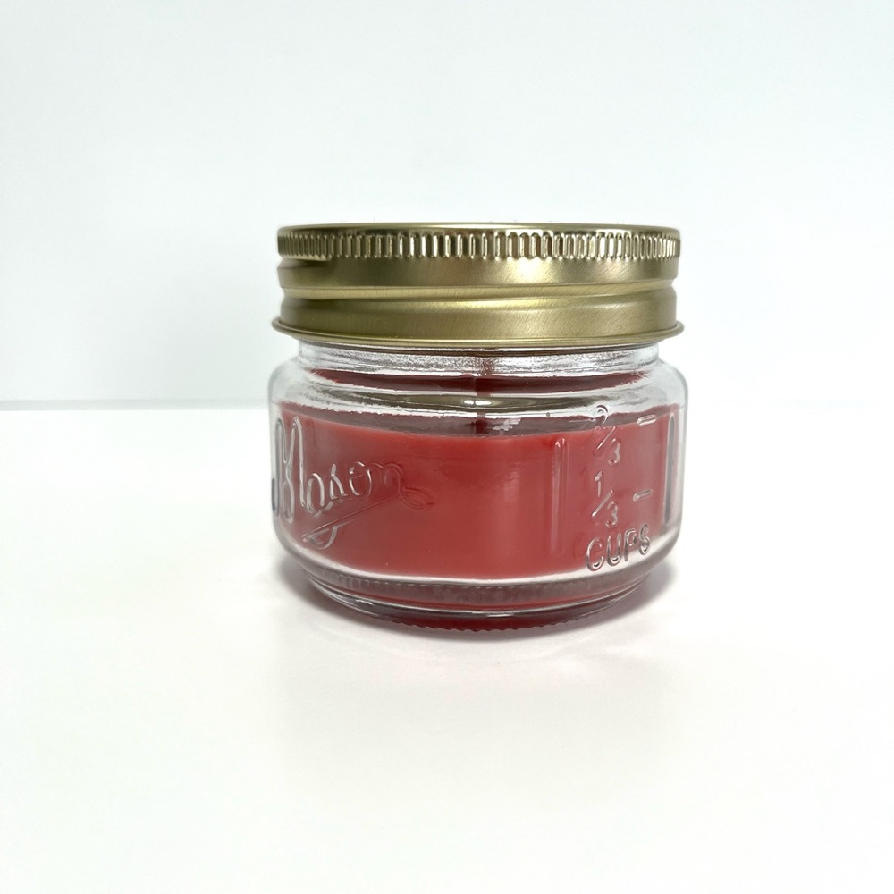 NWT Apple Cinnamon Scented Mini Jar Candle